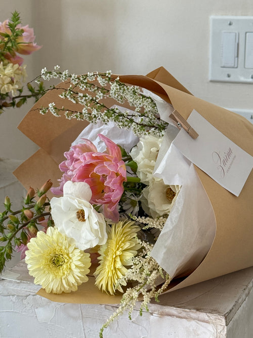 Wrapped Spring Bouquet